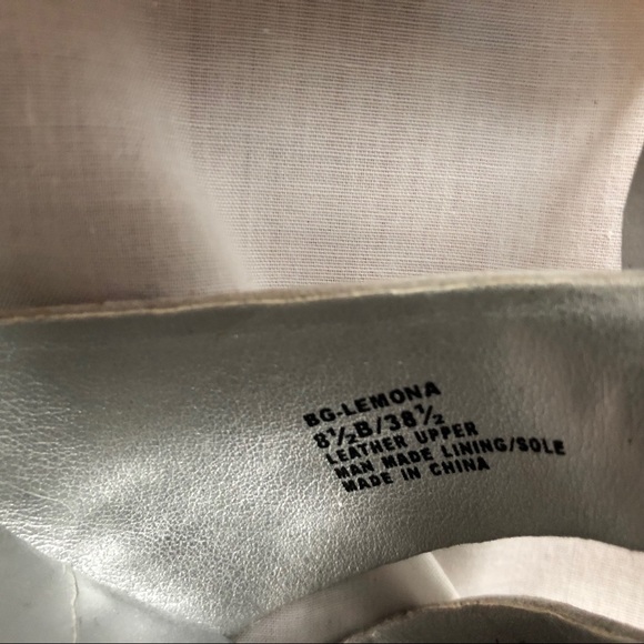 Box 1, BCBGirls Silver Reflective Wedges - Picture 3 of 7